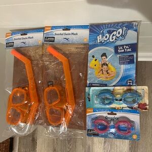 Snorkels, Goggles, Swim Tube